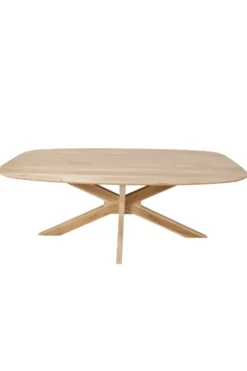 Acacia houten Deens ovale eettafel