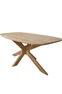 Acacia houten Deens ovale eettafel