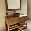 Badkamermeubel rustiek teak