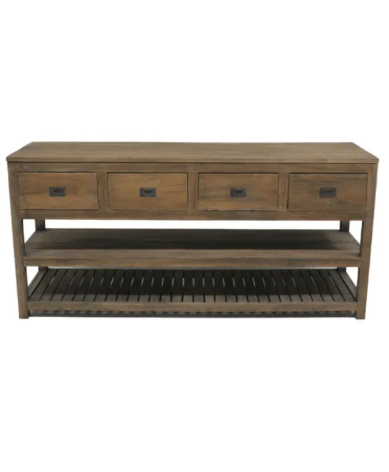 Badkamermeubel rustiek teak