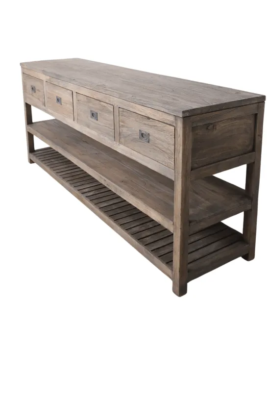 Badkamermeubel rustiek teak