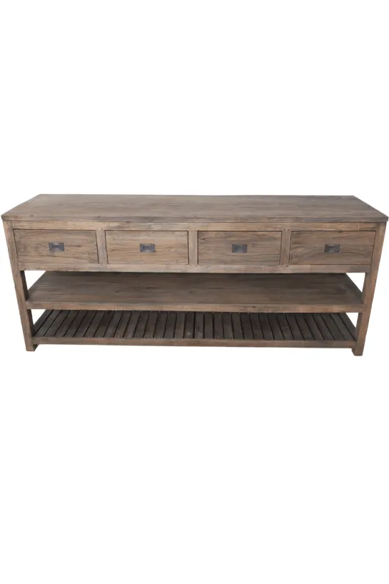 Badkamermeubel rustiek teak
