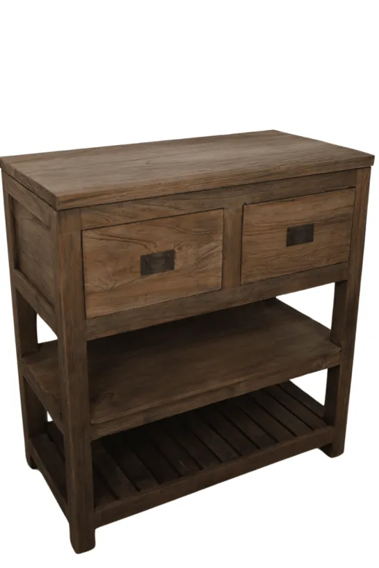 Badkamermeubel rustiek teak