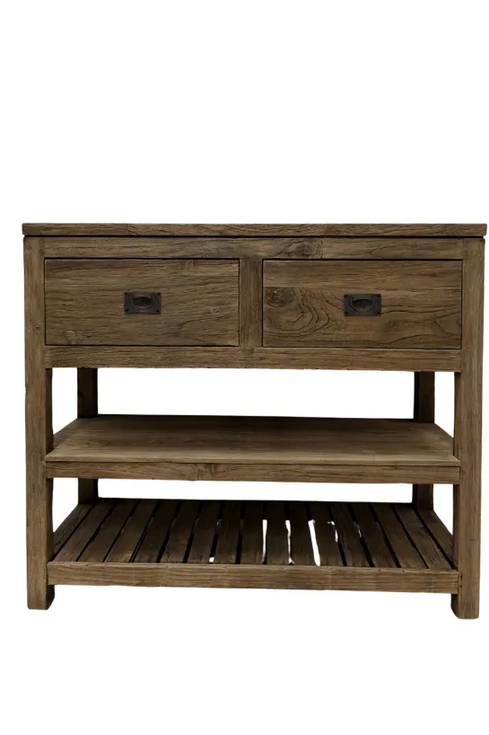 Badkamermeubel rustiek teak