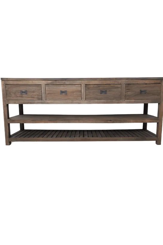 Badkamermeubel rustiek teak