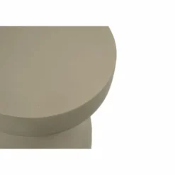 Beige bijzettafel rond