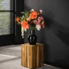Bloemenzuil van hout 35x35x45 cm