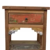 Boten houten nachtkastje met lade