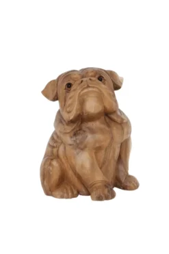 Bulldog van hout