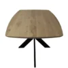 Deens ovale eettafel eiken 180 x 100 cm