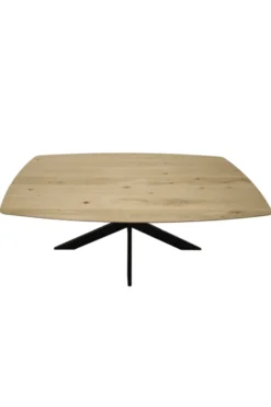 Deens ovale eettafel eiken 180 x 100 cm