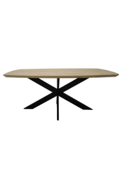 Deens ovale eettafel eiken 180 x 100 cm