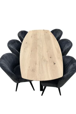 Deens Ovale Eiken Tafel 240 cm