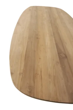 Deens ovale teak houten eettafel 220cm