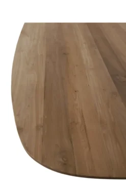 Deens ovale teak houten eettafel 220cm