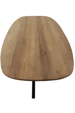 Deens ovale teak houten eettafel 220cm