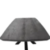 Deens ovale zwarte eettafel