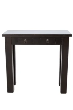 Donker bruine Houten Side Table 80 cm