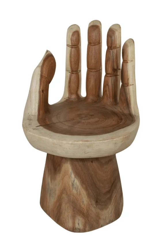 Draaibare Handstoel van Suar Hout