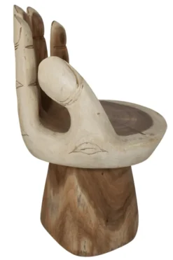 Draaibare Handstoel van Suar Hout