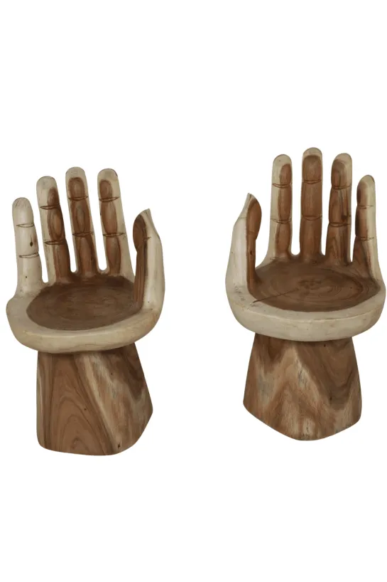 Draaibare Handstoel van Suar Hout