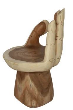 Draaibare Handstoel van Suar Hout