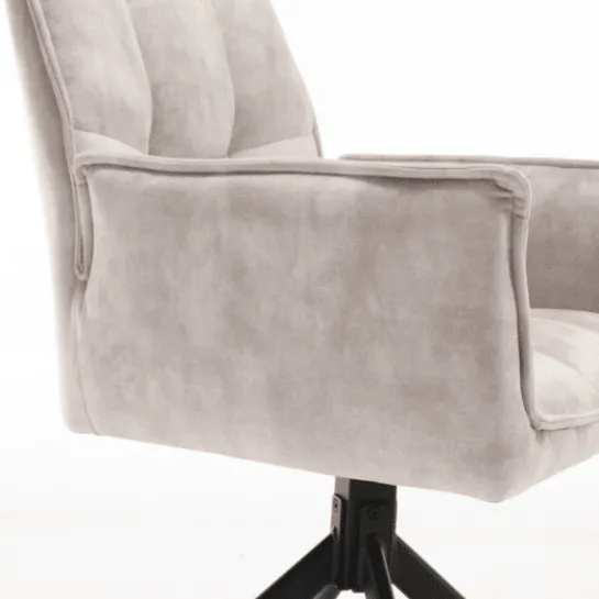 Draaibare Velvet Eetkamerstoel Dani