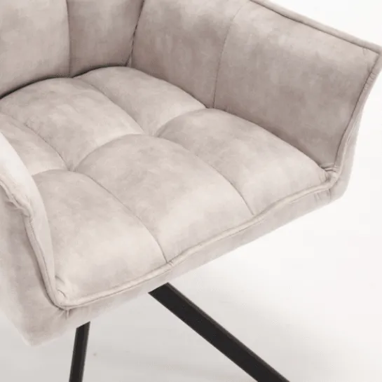 Draaibare Velvet Eetkamerstoel Dani