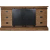 Dressoir 180 cm met metalen schuifdeuren