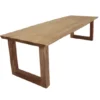 Eetkamertafel boomstam teak