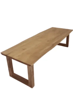Eetkamertafel boomstam teak