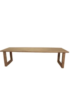 Eetkamertafel boomstam teak
