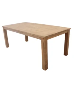 Eettafel van recycling teak hout 2 meter