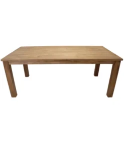 Eettafel van recycling teak hout 2 meter