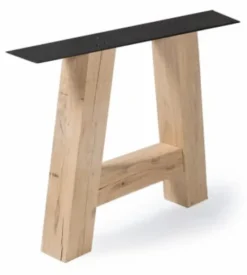 Eiken houten A poten (set)