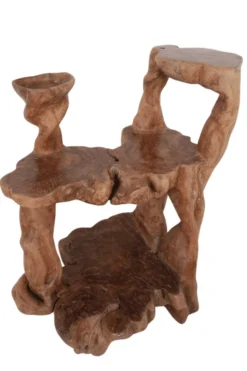 Etagere Ramboetan hout 100 cm