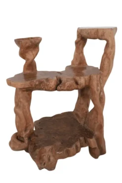 Etagere Ramboetan hout 100 cm