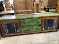 Gekleurd tv meubel 180