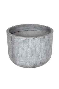 Grijze planten pot