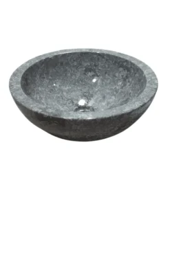Grijze Ronde Marmeren Wasbak