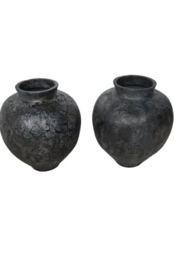Grote blauwe pot kruik
