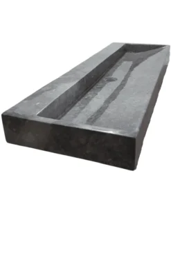 Grote grijze marmeren wasbak 120 cm