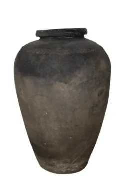 Grote landelijke vergrijsde kruik 80×120 cm