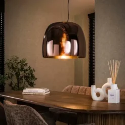 Grote ronde Hanglamp Drift Glass XL 1 – licht