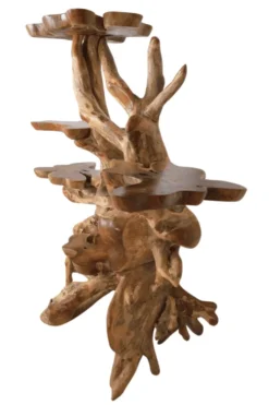 Grote teak houten etagere