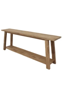 Grote teakhouten sidetable 240