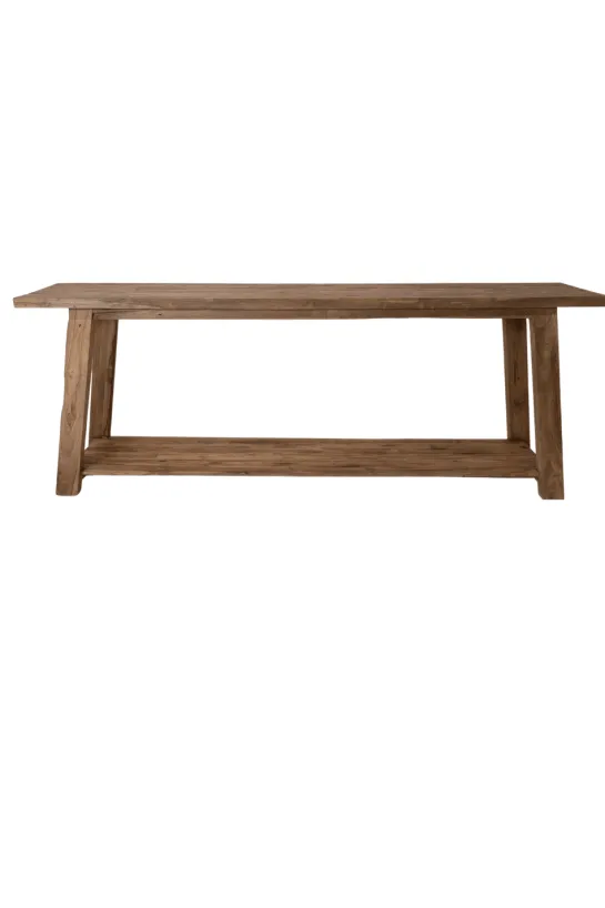 Grote teakhouten sidetable 240