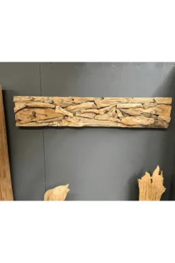 Grove Stoere Hangende Kapstokplank – Wortel Teak