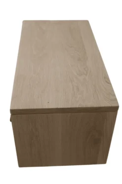 Hangend badkamermeubel van massief eiken – 80 cm