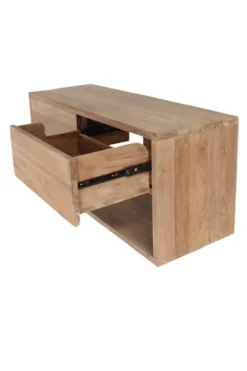 Hangend teak badkamermeubel
